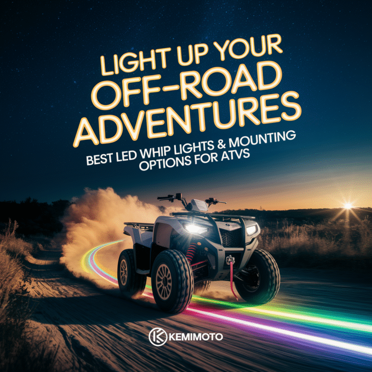 Light Up Your Off‑Road Adventures: Best LED Whip Lights for ATVs and Durable Mounting Options
